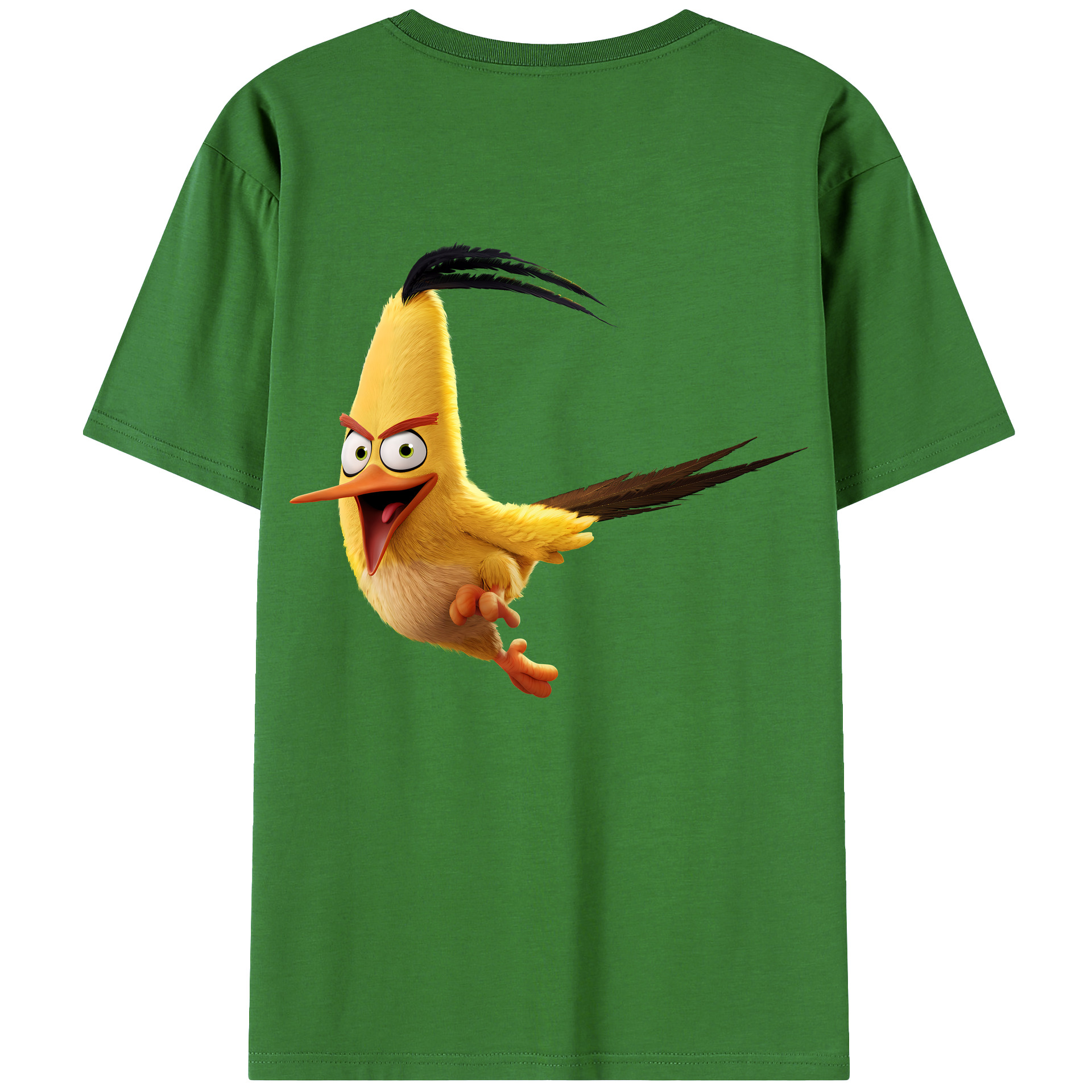 （画像用） Angry Birds アングリーバード レディース半袖Tシャツ(バックプリント)